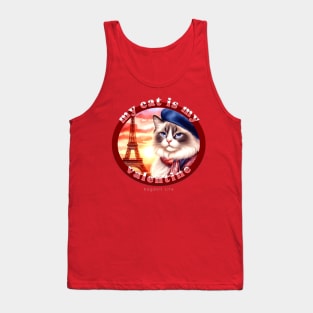 My French Valentine Cat Ragdoll Life 1DR Tank Top